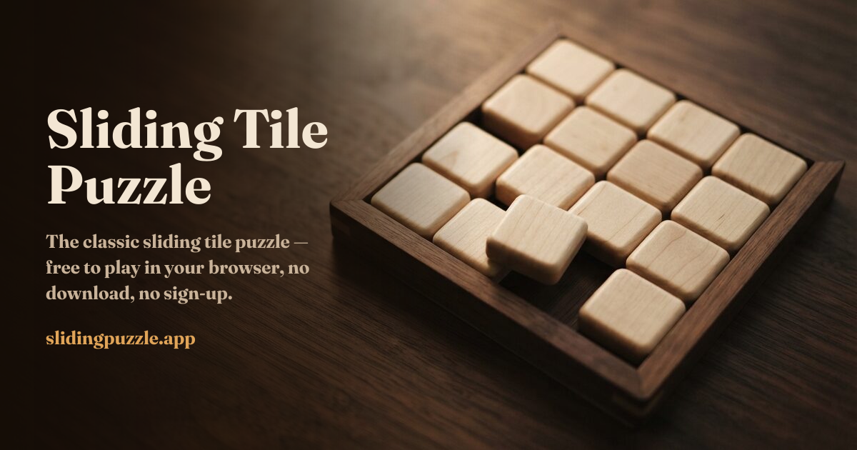 Sliding Tile Puzzle – Play Free Online | Sliding Puzzle